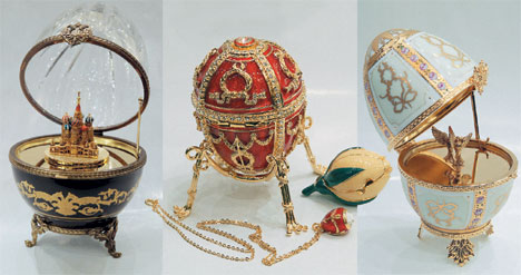 Новая коллекция пасхальных яиц Faberge ФОТО: ЮРИЙ МАРТЬЯНОВ